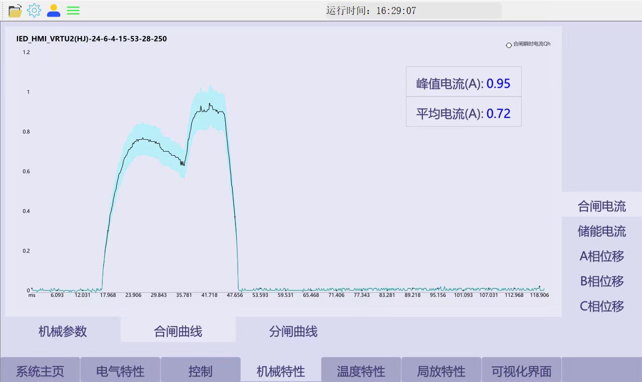 开关设备机械特征分析软件系统